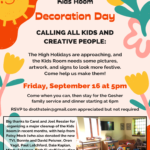 Beth El Kids Room Decoration Day