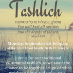 Community Tashlich at Beth El Temple