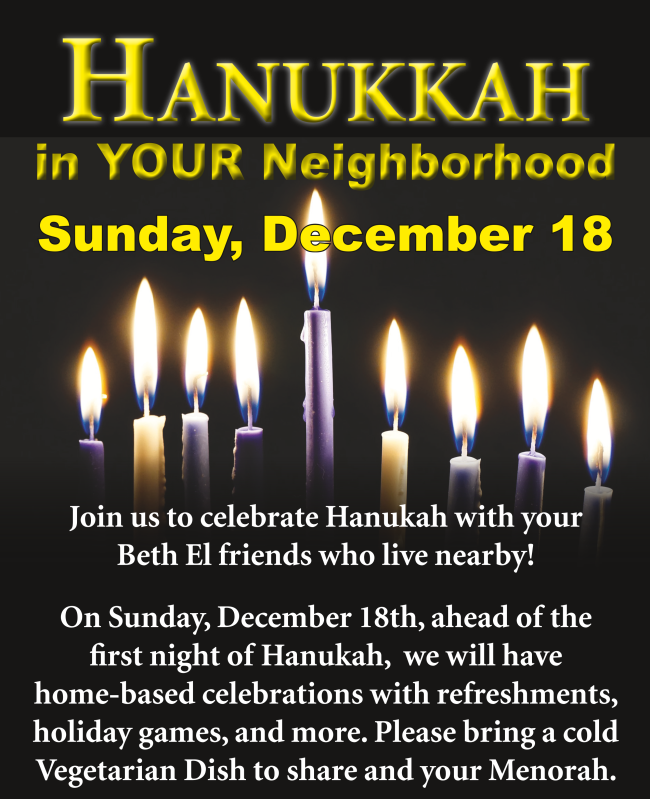 Hanukkah in Your Neighborhood