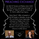 MLK Weekend Preaching Exchange: Rabbi Capptauber at Wesley Union A.M.E Zion Church