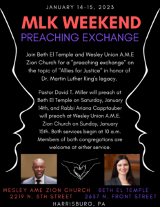 MLK Weekend Preaching Exchange