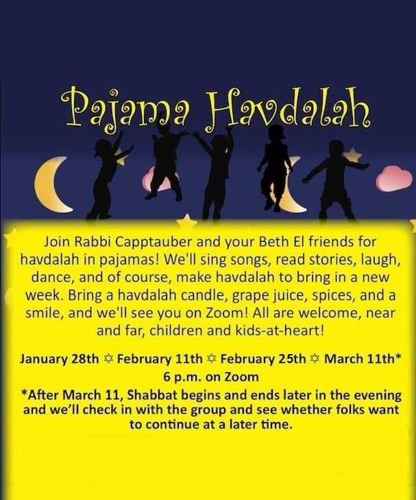 Pajama Havdalah: For Children and Kids-at-Heart!