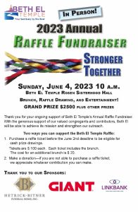 Beth El raffle