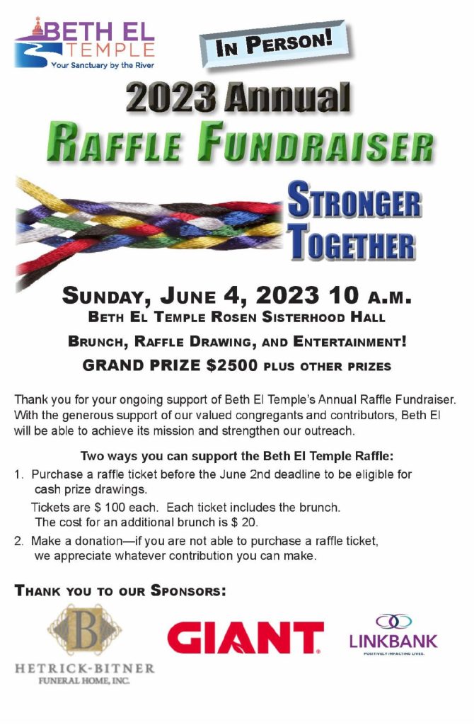 Beth El raffle