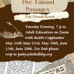 Weekly Class: Five Talmud Passages You Should Know