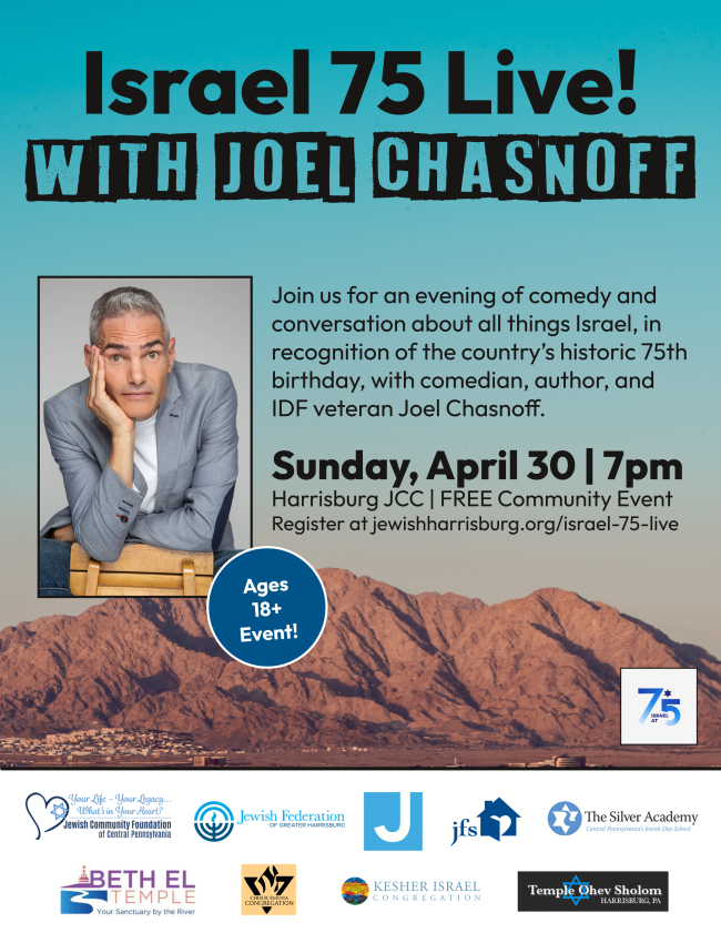 Israel 75 Live!With Joel Chasnoff