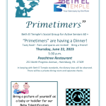 Primetimers Social Group Dinner