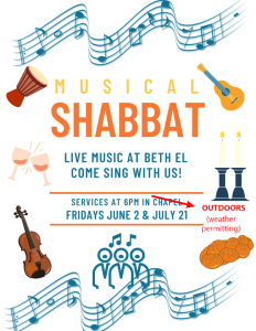 Outdoor Musical Shabbat