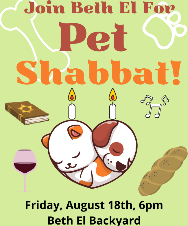 Pet Shabbat at Beth El Temple