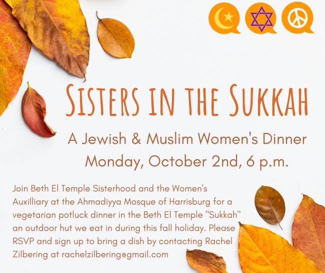 Sisters in the Sukkah dinner