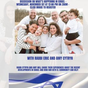 Israel discussion with the Cytryns