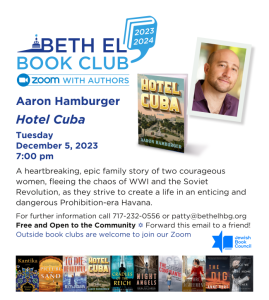 Book Club with Aaron Hamburger