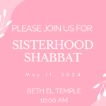 Shabbat Morning Services: Sisterhood Shabbat