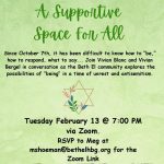 Zoom Conversation: A Supportive Space for All