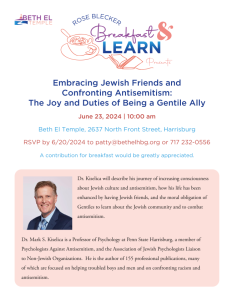 Breakfast and Learn with Mark Kiselica