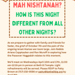 Mah Nishtanah: How Is This Night Different From All Other Nights?