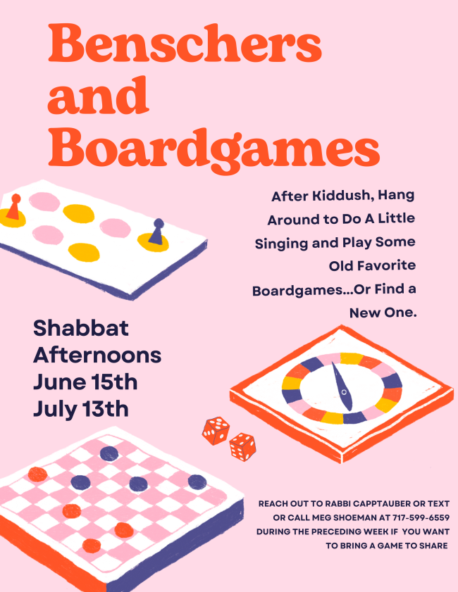 Benschers and Boardgames