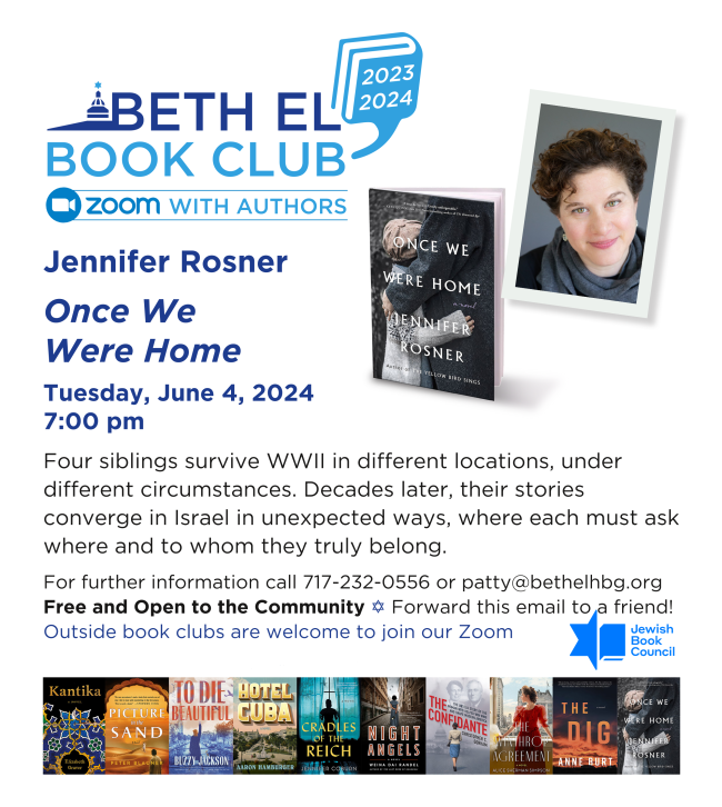 Book Club with Jennifer Rosner