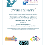 Primetimers Social Group Dinner