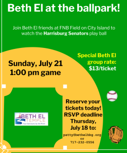 Beth El at the ballpark