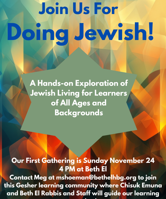 Doing Jewish: A Hands-On Exploration of Jewish Living