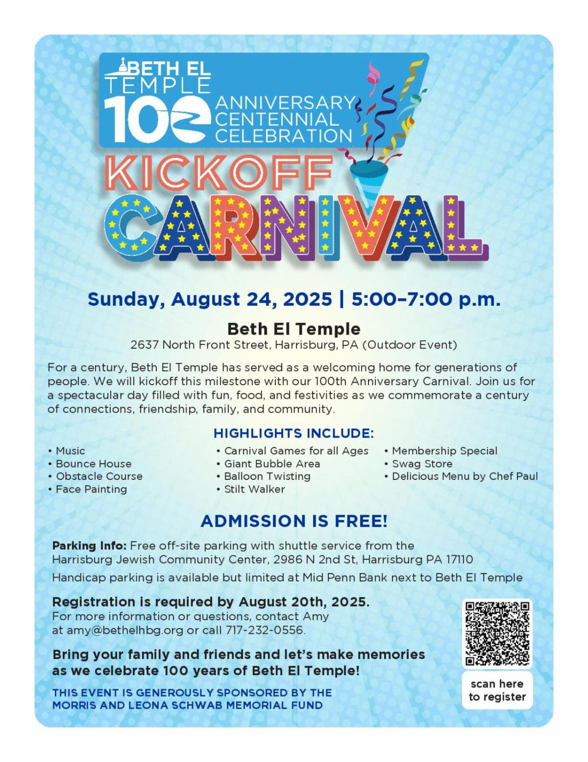 Centennial Kickoff Carnival