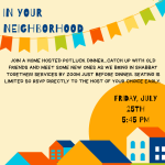 Shabbat in Your Neighborhood: Services and Dinner
