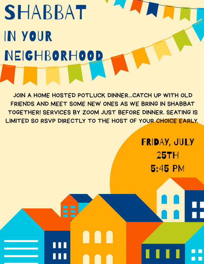 Shabbat in Your Neighborhood