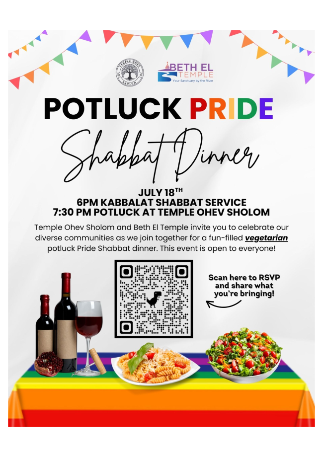 Potluck Pride Shabbat Dinner