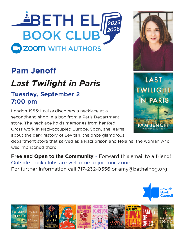 Book Club with Pam Jenoff