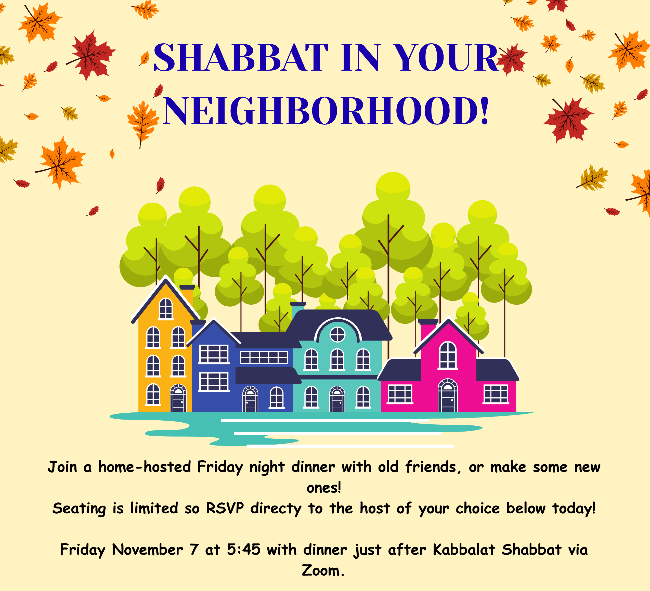 Shabbat in Your Neighborhood