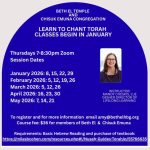 Learn to Chant Torah Class