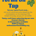 Torah on Tap: Not Your Typical Torah Study