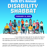 Shabbat Morning Services: Disability Shabbat