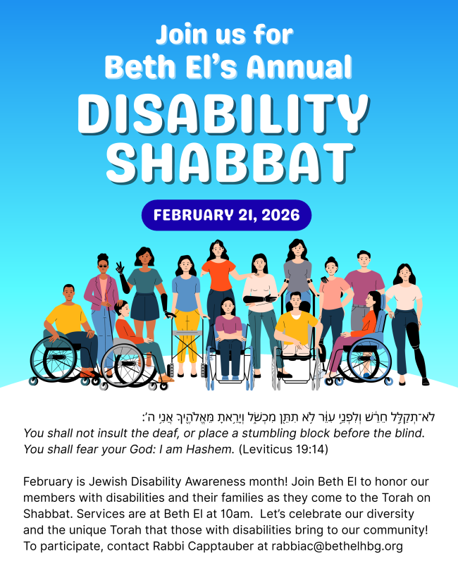 Disability Shabbat