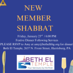 New Member Shabbat: Everyone Welcome!