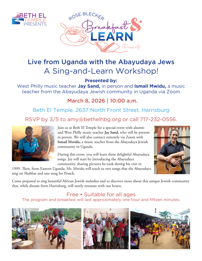 Breakfast and Learn with the Abuyadaya Jews